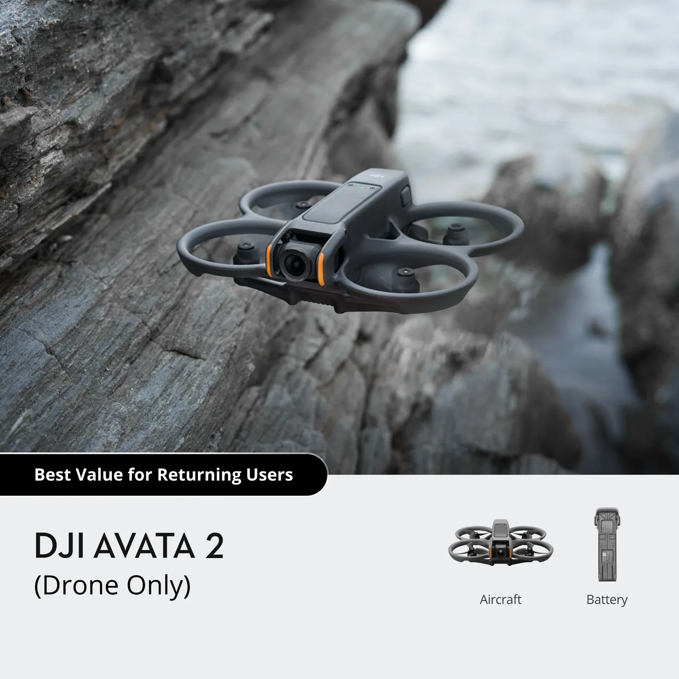 DJI Avata 2 (Yalnız Dron)